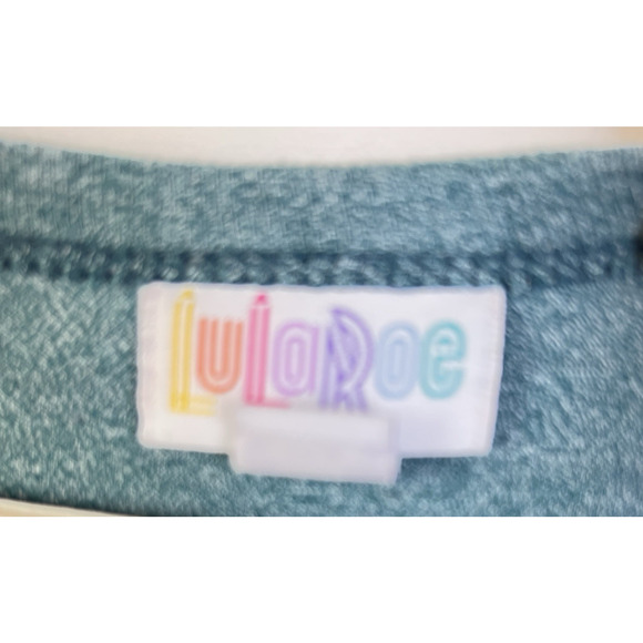 LulaRoe Randy Baseball Shirt Women 3XL Heather and Pink 3/4 Sleeves Comfort - Picture 6 of 7